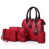 Women Composite Bag Luxury Leather Purse And Handbags Famous Brands Designer Sac Top-Handle
