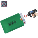 Gold Laser Anti Rfid Wallet Blocking Reader Lock Bank Card Holder Id Bank Card Case Business