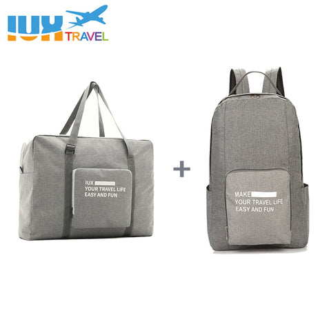 Men Travel Bags Waterproof Nylon Folding Laptop Bag Large Capacity Bag Luggage