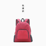 New Unisex Travel Backpack Simple Polyester Portable Folding Waterproof Backpack Men And Women