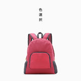 New Unisex Travel Backpack Simple Polyester Portable Folding Waterproof Backpack Men And Women
