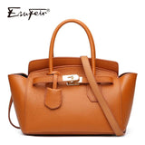 Esufeir 100% Genuine Leather Women Handbag Brand Fashion Female Shoulder Bag Crossbody Bag For