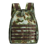 High Quality Genuine Leather Men Backpack Brush Color Knapsack Retro Camouflage Travel Bag Male