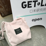 Ladies Duty Canvas Tote Bag Handmade Cotton Shopping School Travel Women Folding Long Shoulder