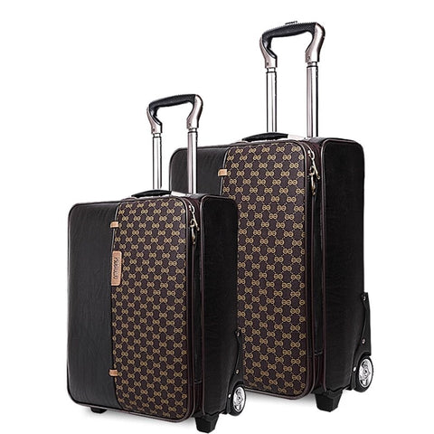 Storage Luggage Men Trolley Suitcase European American Style Fashion Rolling Luggage 20/22 Inch