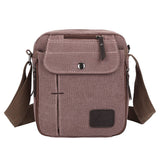 Men Outdoor Sports Canvas Multifunction Shoulder Bag Messenger Bag Travel Bag