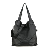 Gykaeo 2019 Korean Cowhide Large Capacity Bucket Tote Bags Handbags Women Famous Brands Genuine