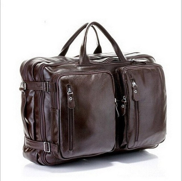 Westal Leather Laptop Bag 17 Genuine Leather Men Bags Large Business Briefcases Computer Bags