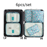 Travel Cosmetic Bag Suitcase Organizer Sets Underwear Clothes Wardrobe Closet Storage Pouch Luggage