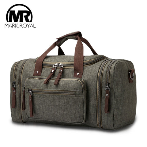 Markroyal Soft Waterproof Men Travel Bags Carry On Large Capacity Duffle Water-Repellent Bags