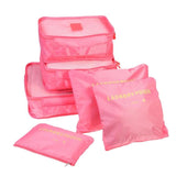 6Pcs Travel Storage Bag High Capacity Clothes Tidy Pouch Luggage Organizer Portable Container