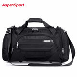 Aspensport 2017 Men Waterproof Weekend Bags Travel Luggage Nylon Duffle Bags Trip Handbag Large Bag