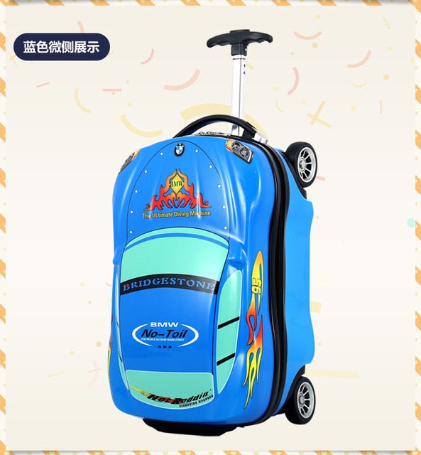 Kids Luxury Trolley Suitcase Bag • Cute Animal shaped 3D Suitcase Trolley  bags for Kids. • Very Spacious (46x36x26cm) • 100% Waterproof •…