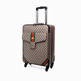 Carrylove Fashion 16/20/24 Inch Size Handbag+Rolling Luggage 100%Pu Travel Suitcase