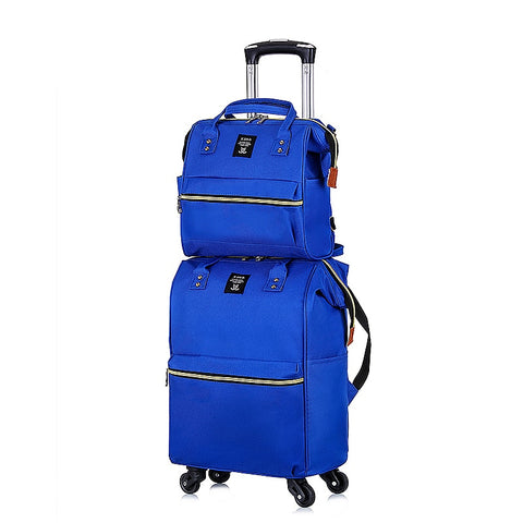Handbag + Trolley Case 2 Piece Set,Universal Wheel Trolley Case,Fashion Luggage,Trip