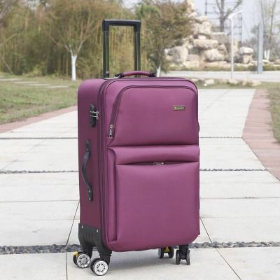 Oxford Cloth Trolley Case,Universal Wheel Travel Shell,Large Capacity Luggage,Student Password