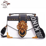 Korean Version Beautiful Classic Panelled Color Female Sweet Youth Girls Shoulder Bags Vintage