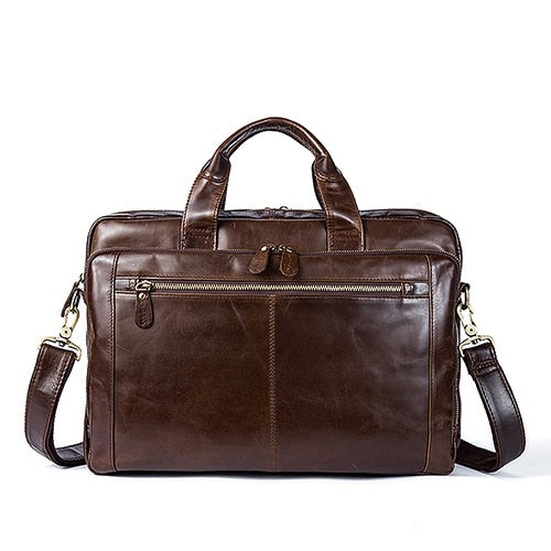 Westal Men'S Briefcase Male Genuine Leather Men Bags Messenger Bag Leather Laptop Bag For Men