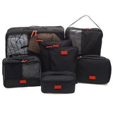 7PCS/Set Multi-fonction Travel Storage Bag Waterproof Clothing Sorting Bags Portable Luggage