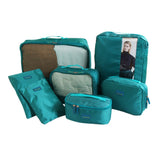 7PCS/Set Multi-fonction Travel Storage Bag Waterproof Clothing Sorting Bags Portable Luggage