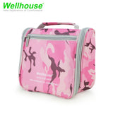 Wellhouse 1Pc Toiletry Bag Makeup Organizer Cosmetic Bag Portable Travel Kit Waterproof Organizer