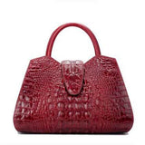 Tomubird 2019 New Women Genuine Leather Bag Brands Crocodile Embossed Luxury Women  Tote Bag Top