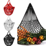 2019 New Mesh Shopping Bag Reusable String Fruit Storage Handbag Totes Women Shopping Mesh Net