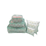 Bakingchef 6 Pcs/Set Travel Storage Bag Women Clothes Underwear Bra Luggage Organizer Portable