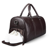 New Brand Fashion Extra Large Weekend Duffel Bag Large 100% Genuine Leather Business Men'S Travel