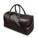 New Brand Fashion Extra Large Weekend Duffel Bag Large 100% Genuine Leather Business Men'S Travel