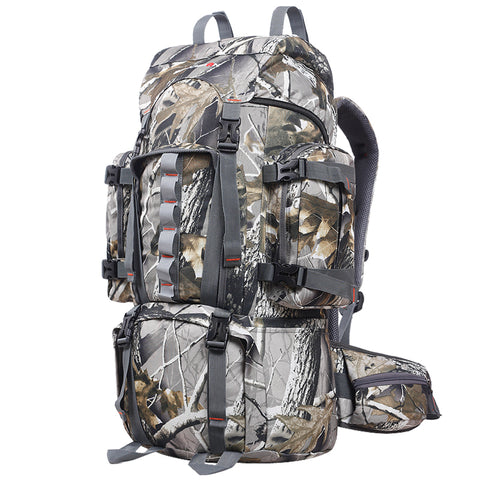 High Quality New Camouflage 60L Mountaineering Bags Travel Backpack Cool Large Capacity