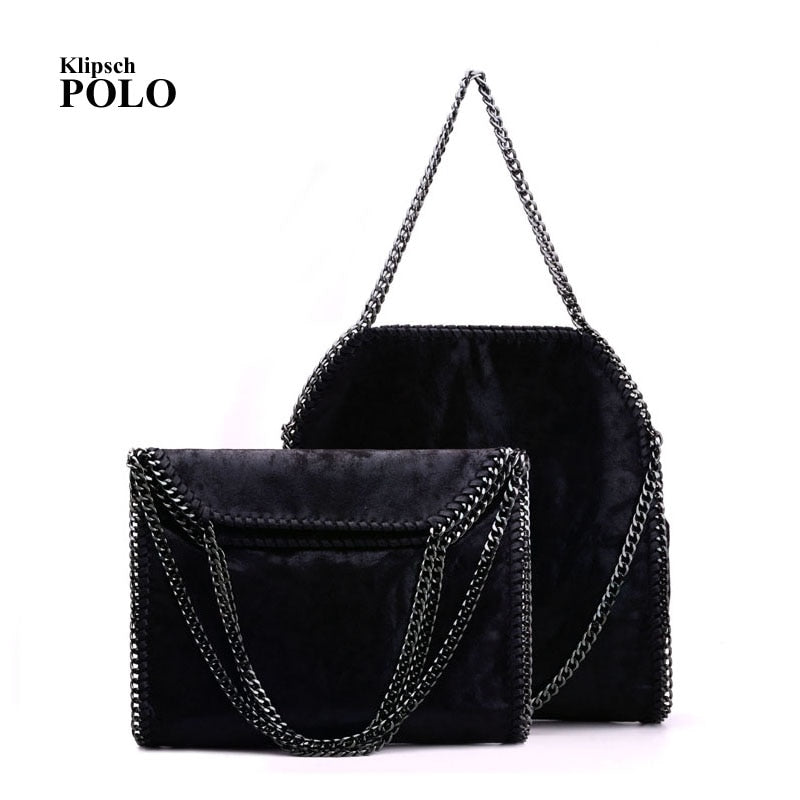 Women Crossbody Bags Falabellas Leather Shoulder Bag Stella 3 Silver Chains Bolso Socialite Tote