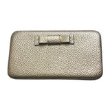 Colorful Bowknot Pendant Pu Leather Long Casual Women'S Clutch Handbag Women Interior Slot Pocket