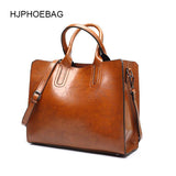 Hjphoebag Leather Luxury Handbags Women Bags Lady Large Tote Bag Female Pu Shoulder Bag Women
