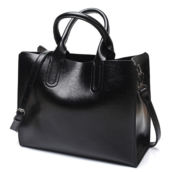 Hjphoebag Leather Luxury Handbags Women Bags Lady Large Tote Bag Female Pu Shoulder Bag Women
