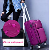Oxford Spinning Suitcase,Light Luggage,Travel Rolling Luggage,Universal Wheel Trunk,Fashion Trolley