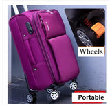 Oxford Spinning Suitcase,Light Luggage,Travel Rolling Luggage,Universal Wheel Trunk,Fashion Trolley