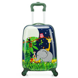 Abs+Pc Artoon Cute Animal Kids Rolling Luggage Set Spinner Children Suitcases Wheel Trolley