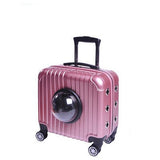 16-Inch Multi-Function Trolley Case,Pet Password Box,Cat Dog Space Pet Luggage Shell,Portable Pet