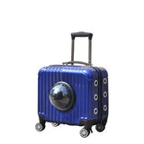 16-Inch Multi-Function Trolley Case,Pet Password Box,Cat Dog Space Pet Luggage Shell,Portable Pet
