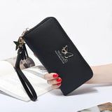 2019 New Long Women Wallet Butterfly Hollowed Best Wallet Female Case Phone Pocket Pouch Handbag