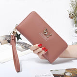2019 New Long Women Wallet Butterfly Hollowed Best Wallet Female Case Phone Pocket Pouch Handbag