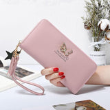 2019 New Long Women Wallet Butterfly Hollowed Best Wallet Female Case Phone Pocket Pouch Handbag