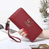 2019 New Long Women Wallet Butterfly Hollowed Best Wallet Female Case Phone Pocket Pouch Handbag