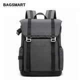 Bagsmart Camera Backpack For Slr/Dslr Camera Travel Photography Bag 15 Laptop Backpack With