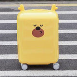 Xiaomi 18Inch Lovely Diy Sticker Travel Suitcase Tsa Lock Children Kid Trolley Travel  Carry On