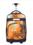18 Inch Travel Rolling Backpacks Bag Children Wheeled Bag Kids School Backpack Wheels Travel