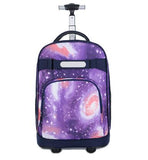18 Inch Travel Rolling Backpacks Bag Children Wheeled Bag Kids School Backpack Wheels Travel