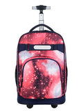 18 Inch Travel Rolling Backpacks Bag Children Wheeled Bag Kids School Backpack Wheels Travel