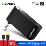 Ugreen Bluetooth Receiver 4.2 Wireless Bluetooth Audio Receiver 3.5Mm Car Aux Bluetooth Adapter For